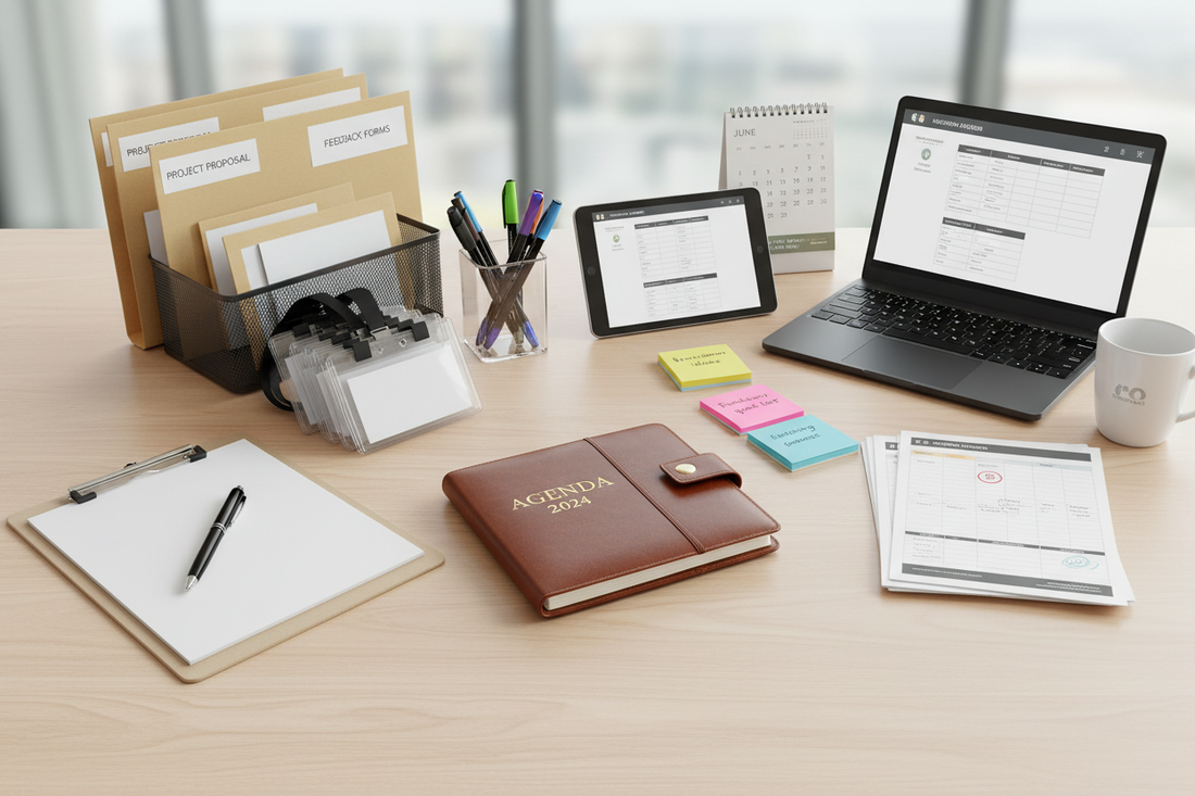 Essential Office Supplies for Organizing Meetings and Events