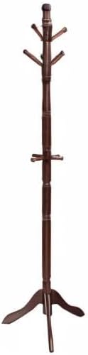 Tangkula Wood Coat Rack Freestanding, Entryway Height Adjustable Coat Stand - Image 10