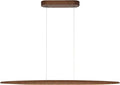 71" Wood Linear Pendant Light Wood Linear Dinning Room Light Island Lights LED by Yisdesign