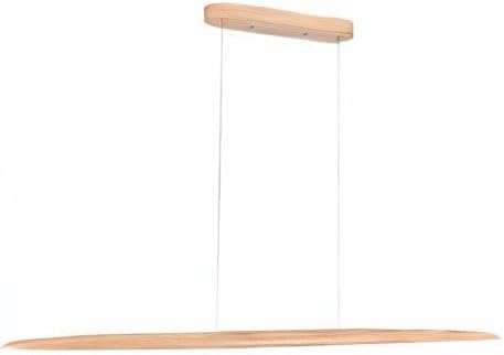 39" 24W Wood LED Linear Pendant Light Fixture Led Dining Room Light Dimmable - Image 10