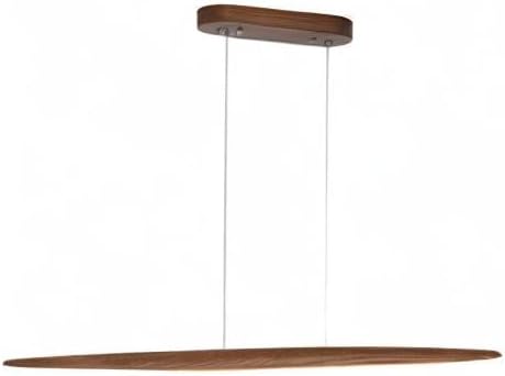 71" Wood Linear Pendant Light Wood Linear Dinning Room Light Island Lights LED - Image 10