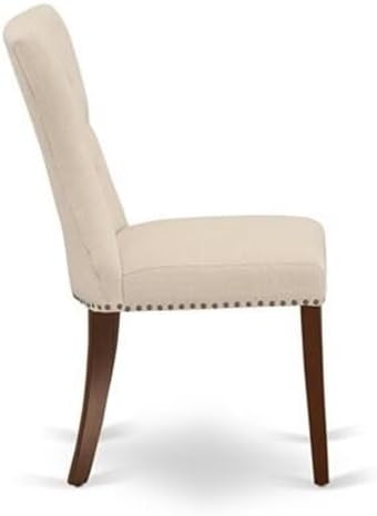 East West Furniture GAP3T32 Gallatin Parsons Dining Chairs - Image 6