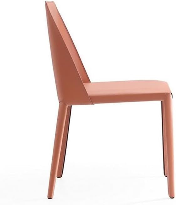 Manhattan Comfort Paris Clay Saddle Leather Dining Chair - Image 5