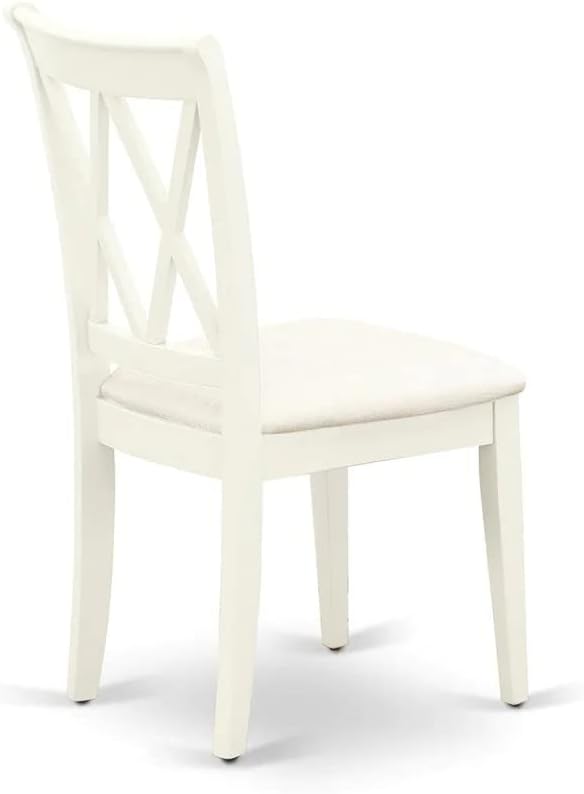 East West Furniture DOCL7-LWH-C 7 Piece Kitchen Table & Chairs Set Consist of a - Image 10