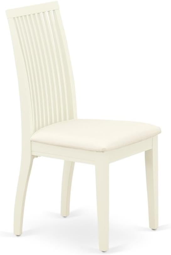 East West Furniture CAIP5-LWH-C 5 Piece Dinette Set - Image 7