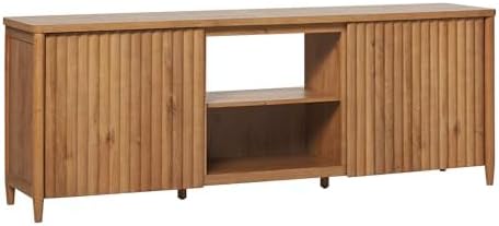 Walker Edison Flynn Scandinavian Reeded TV Stand - Image 2