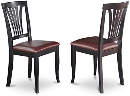 East West Furniture DOAV9-BCH-LC 9 Piece Dining Room Table Set Includes a - Image 4