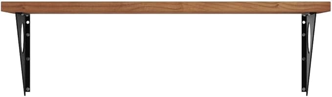 Industrial Rustic Wall-Mounted Table, Dining Table Desk, Pine Wood Wall-Mounted - Image 4