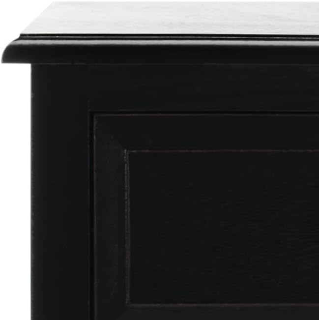 SAFAVIEH American Homes Collection Michaela Distressed Black Side Table - Image 9