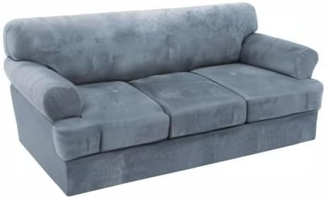 H.VERSAILTEX Sofa Cover 4 Piece T Cushion Sofa Slipcovers Thick Velvet Couch - Image 9