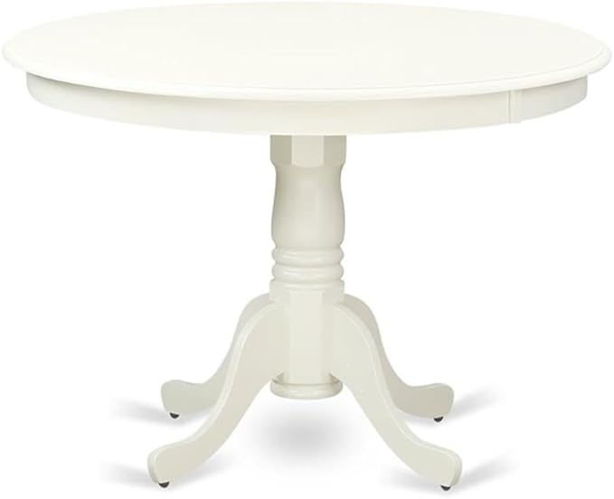 East West Furniture HLVA3-LWH-W 3 Piece Dining Room Furniture Set Contains a - Image 3