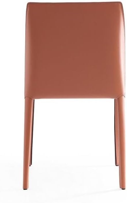 Manhattan Comfort Paris Clay Saddle Leather Dining Chair - Image 7