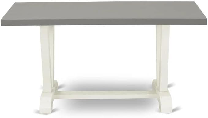 East West Furniture VT096 V-Style Mid-Century Modern Dining Table - Image 3
