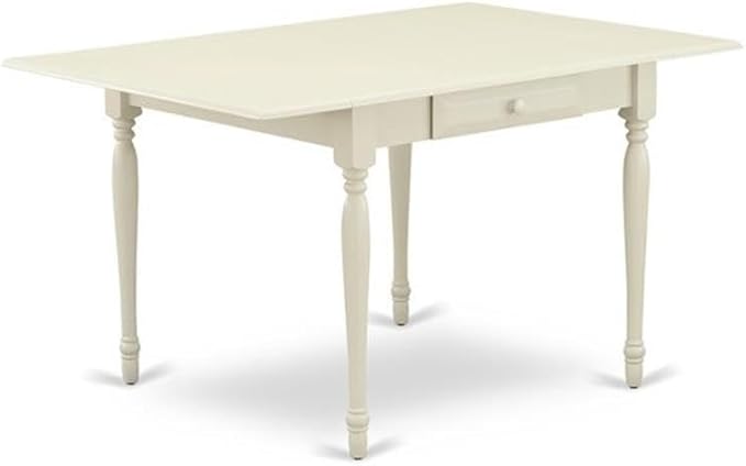 East West Furniture MZNO5-LWH-W 5 Piece Kitchen Table & Chairs Set Includes a - Image 3
