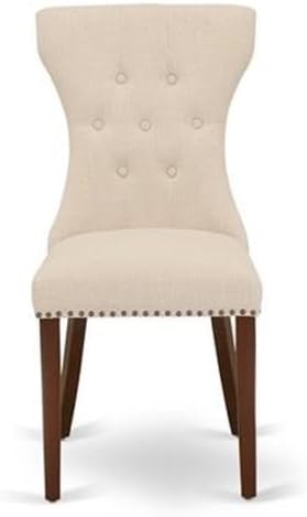 East West Furniture GAP3T32 Gallatin Parsons Dining Chairs - Image 5