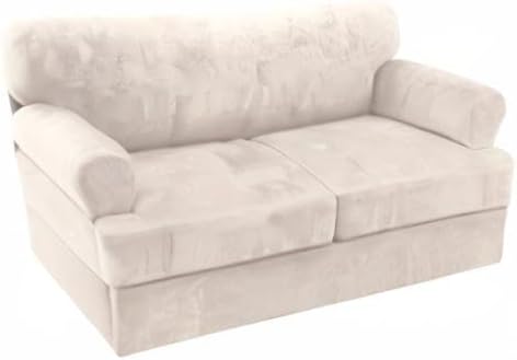 H.VERSAILTEX Sofa Cover 3 Piece Loveseat Slipcovers Thick Velvet Couch Cover - Image 8