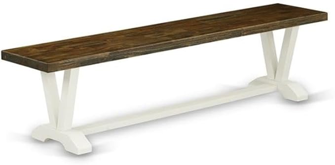 East West Furniture V077VE005-6 6 Piece Kitchen Table Set Contains a Rectangle - Image 5