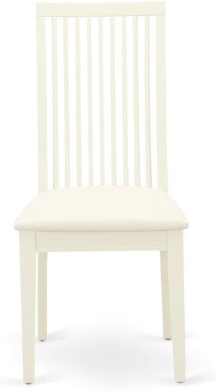 East West Furniture CAIP5-LWH-C 5 Piece Dinette Set - Image 4