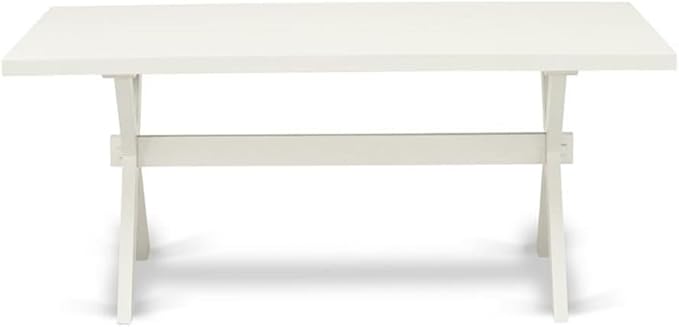East West Furniture XT027 X-Style Mid-Century Modern Dining Table - Image 3