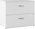 Bush Business Furniture Office in an Hour 2 Drawer Lateral File Cabinet in Pure by BushBusinessFurniture