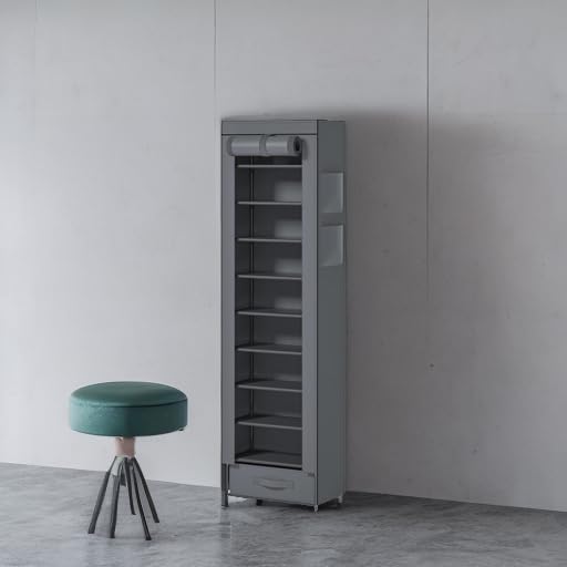 Shoes Rack 10 Tier Tall Narrow Shoe Rack - Image 5