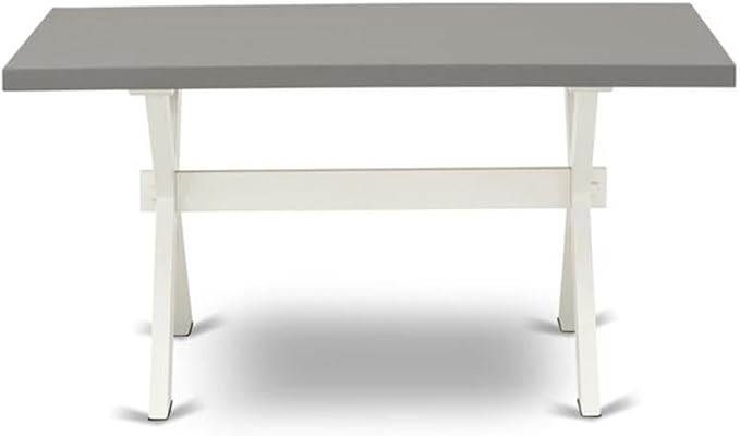 East West Furniture XT096 X-Style Modern Kitchen Table - Image 3
