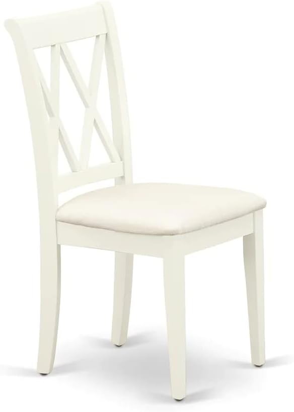 East West Furniture DOCL5-LWH-C 5 Piece Dinette Set - Image 8