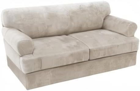 H.VERSAILTEX Sofa Cover 3 Piece T Cushion Loveseat Slipcovers Thick Velvet - Image 9