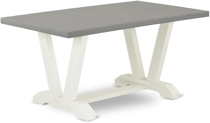East West Furniture VT096 V-Style Mid-Century Modern Dining Table - Image 2