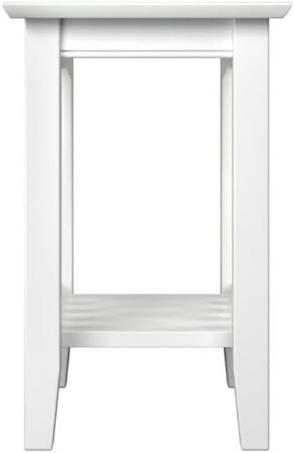 AFI Mission Chair Side Table in White - Image 5