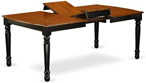 East West Furniture DOPL9-BCH-W 9 Piece Dining Room Table Set Includes a - Image 5