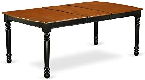 East West Furniture DOVE9-BCH-W 9 Piece Modern Dining Table Set Includes a - Image 5