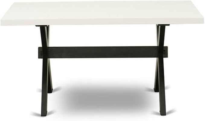 East West Furniture XT626 X-Style Mid-Century Modern Dining Table - Image 3