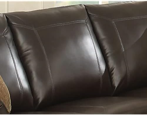 AC Pacific Louis Traditional Upholstered Leather Living Room Piece - Image 5