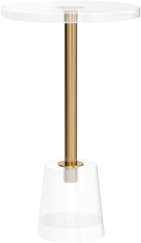 LIKENOW Furniture Acrylic Side Table, Office | Modern Nightstand - Image 4