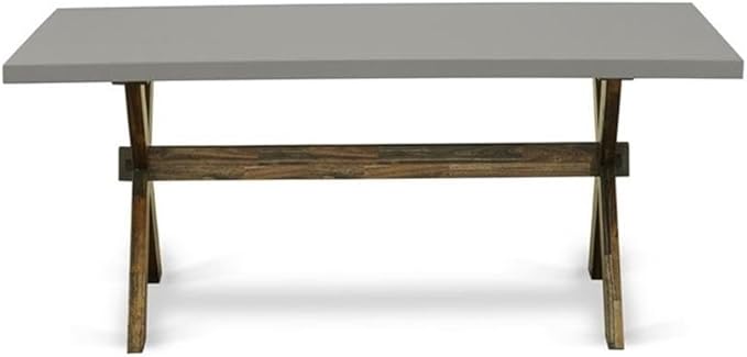 East West Furniture X797MZ716-7 7 Piece Modern Dining Table Set Consist of a - Image 7