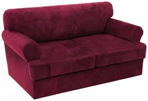 H.VERSAILTEX Sofa Cover 3 Piece T Cushion Loveseat Slipcovers Thick Velvet - Image 9