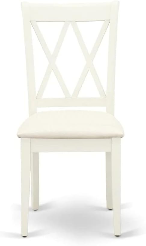 East West Furniture DOCL7-LWH-C 7 Piece Kitchen Table & Chairs Set Consist of a - Image 7
