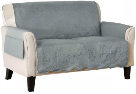 Medallion Stitched Solid Furniture Protector Stain Resistant Durable Furniture - Image 7