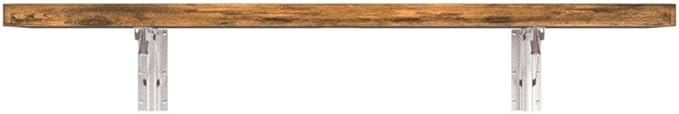 Pmnianhua 31'' Rustic Brown Wall Mounted Drop Leaf Table, Folding Table - Image 5