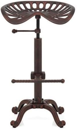 Vintage Tractor Seat Bar Stools Industrial Style Swivel Kitchen Dining Chair by BOKKOLIK