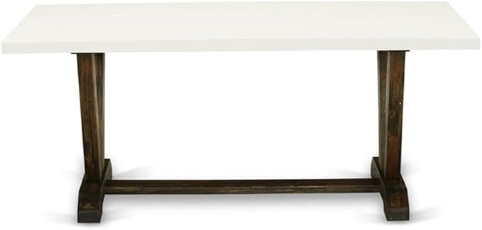 East West Furniture VT727 V-Style Kitchen Table - Image 3