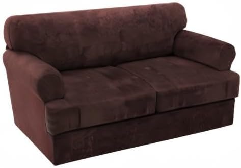 H.VERSAILTEX Sofa Cover 3 Piece T Cushion Loveseat Slipcovers Thick Velvet - Image 9