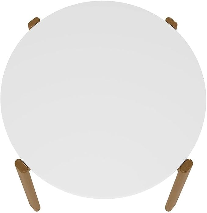 Manhattan Comfort Gales 46-Inch Mid Century Modern Round Dining Table - Image 6