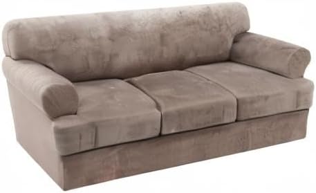 H.VERSAILTEX Sofa Cover 4 Piece T Cushion Sofa Slipcovers Thick Velvet Couch - Image 9