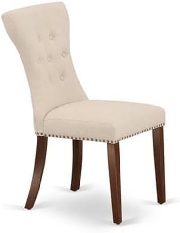 East West Furniture GAP3T32 Gallatin Parsons Dining Chairs - Image 4