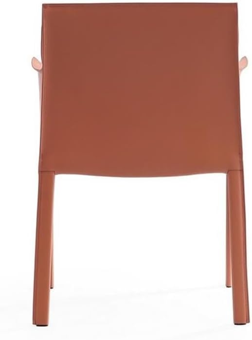 Manhattan Comfort Paris Clay Saddle Leather Armchair - Image 7