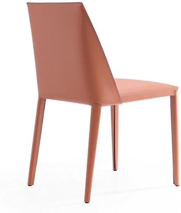 Manhattan Comfort Paris Clay Saddle Leather Dining Chair - Image 6