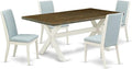 East West Furniture X077LA015-5 5 Piece Kitchen Table Set by EastWestFurniture