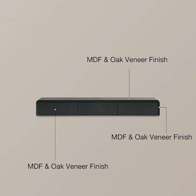 Fully-Assembled Minimalist Floating TV Stand, Modern Wall-Mounted Entertainment - Image 8